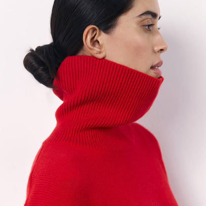 Winter Turtleneck Sweater Fashion Personality Long Sleeve Knitted Top Women'S Clothing