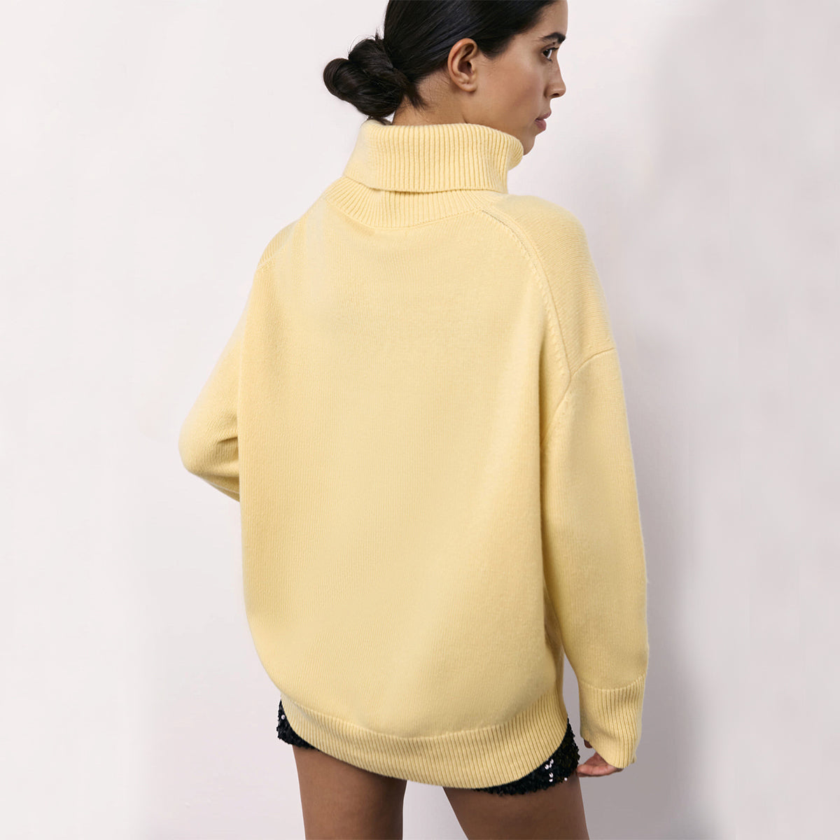 Winter Turtleneck Sweater Fashion Personality Long Sleeve Knitted Top Women'S Clothing