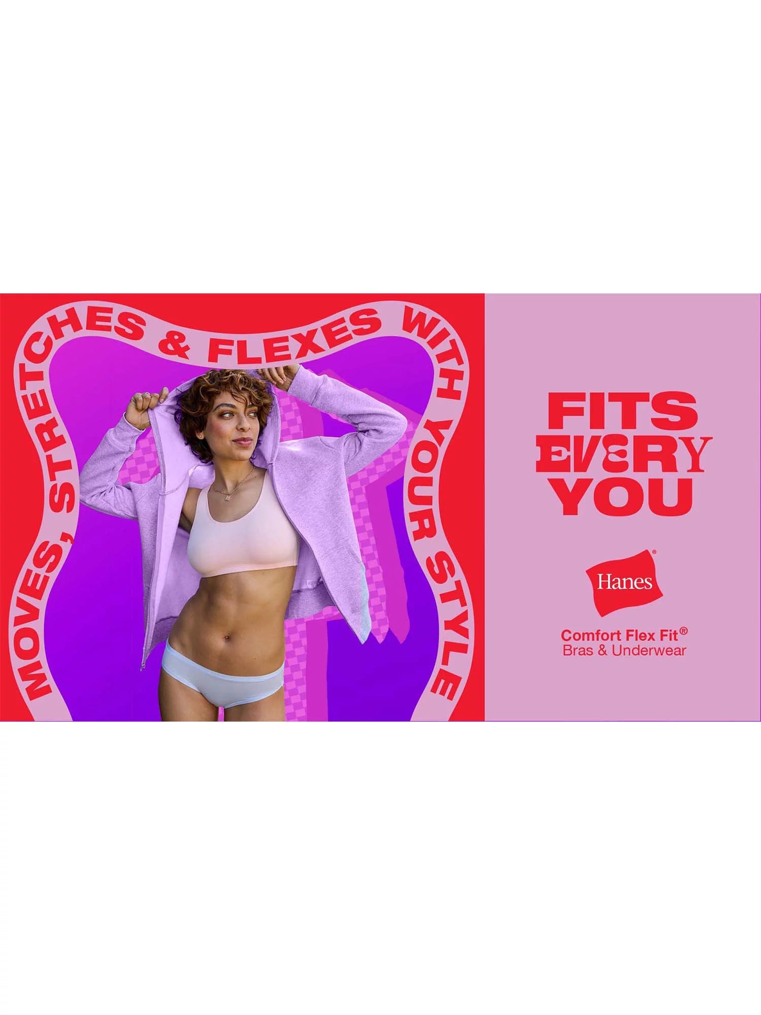 Womens Wireless Bra, Smooth Comfort Full Coverage Bra, Foam Cups, Convertible Bra Straps